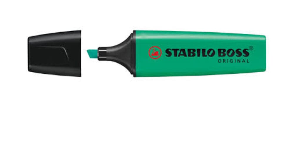 Stabilo Boss Original Highlighter Turquoise 70/51 قلم فوسفوري