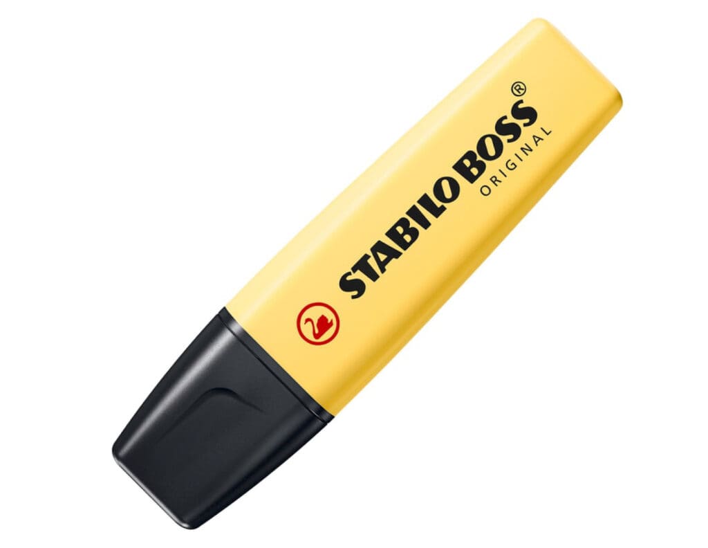 Stabilo Boss Original Highlighter 70/144 Pastel Milky Yellow قلم فوسفوري