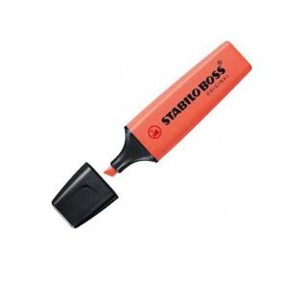 Stabilo Boss Original Highlighter Pastel Mellow Coral Red 70/140 قلم فوسفوري