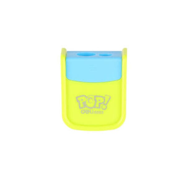 Deli Sharpener 2 Holes POP With Canister / R003  مبراة
