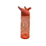 Cool Gear Plastic Tritan Water Bottle Hexagon Cage With Straw 473ml Pink / 7568 مطرة