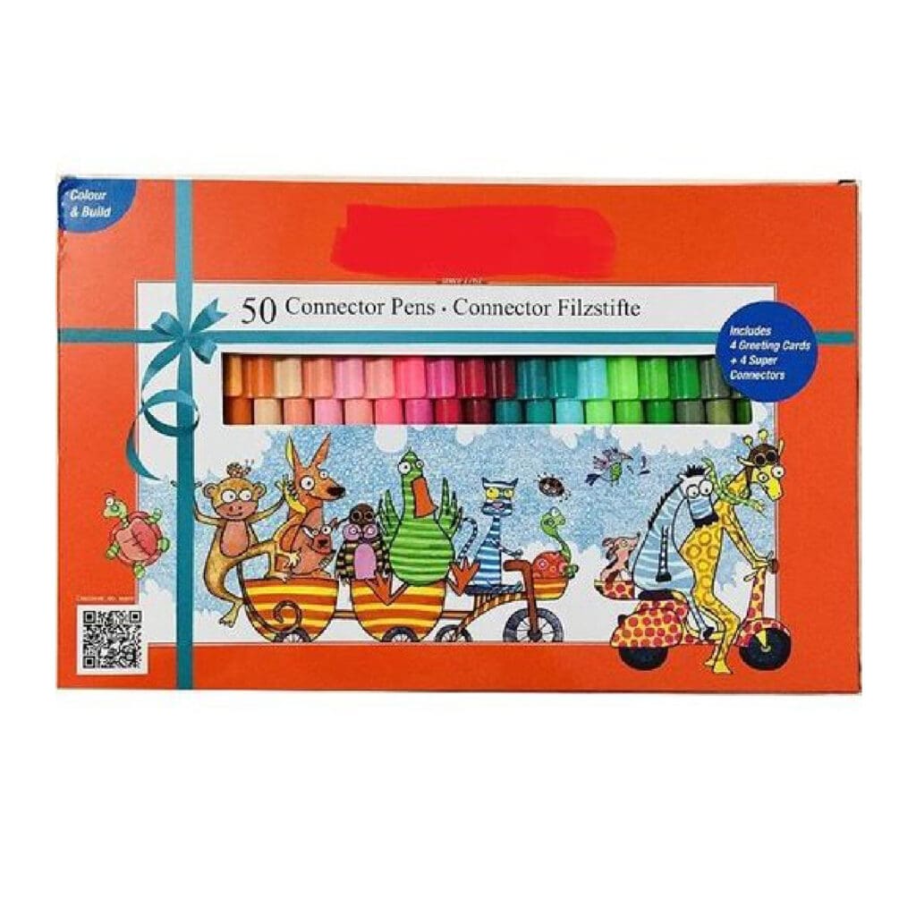 Faber Castell Connector Fibre Tip Pens Feutre 50 Colors / 153050 تلوين مائي