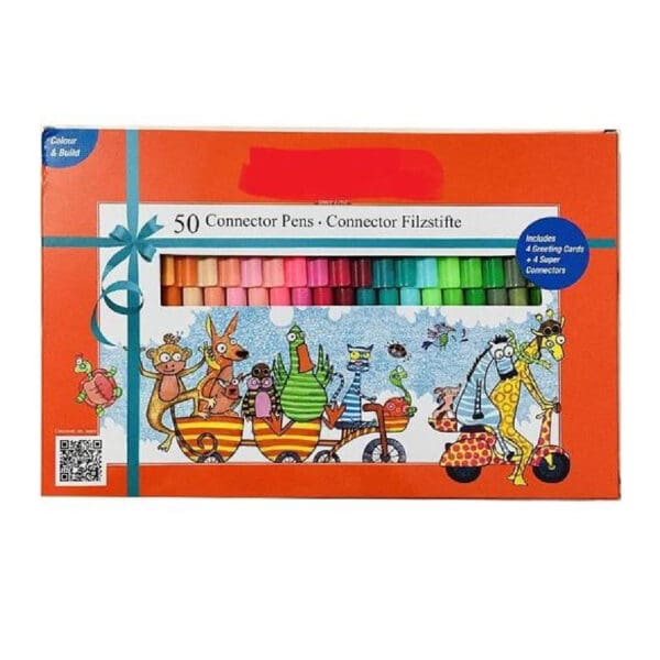 Faber Castell Connector Fibre Tip Pens Feutre 50 Colors / 153050 تلوين مائي