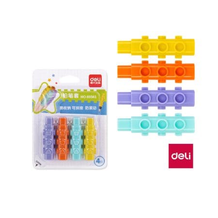 Deli Pencil Grip Holder Set 4 Pcs / 69361