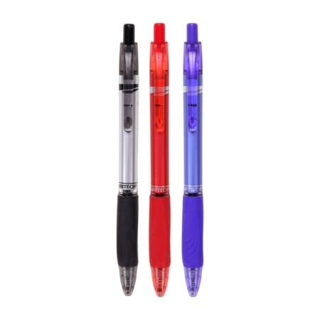 WRITECH Low Viscosity Retractable Ball Pen W-0168BALL 1.0 Red قلم حبر كباس