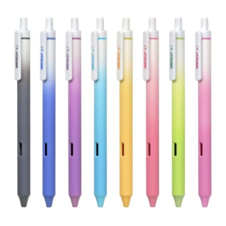 WRITECH Ombre Retractable Gel Pen W-0171M 0.7 Green قلم حبر كباس